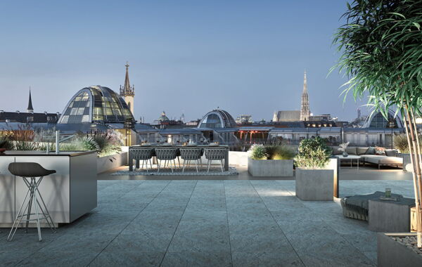 Goethegasse1 Wien-Zentrum Luxuswohnungen Penthouse Dachterrasse