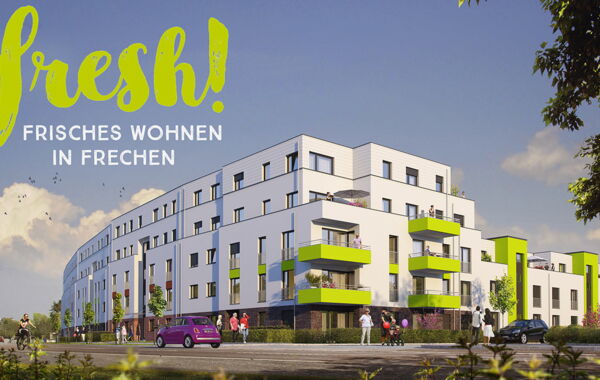 Wohnprojekt Straßenansicht - Fresh wohnen in Frechen