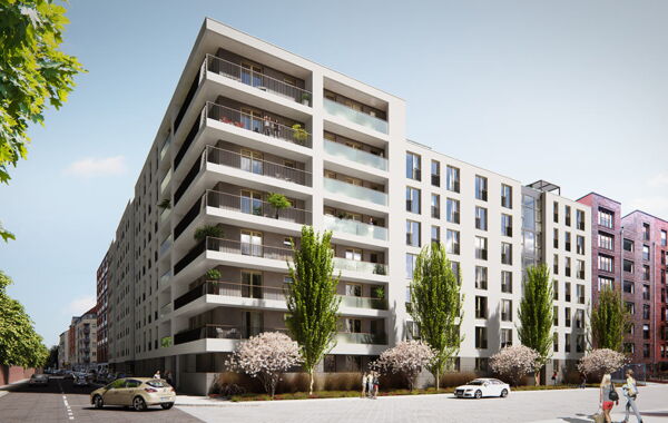 Frankfurt Wohnprojekt Sophie Strassenansicht