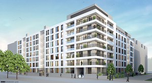 Planung neuer Wohnungen Frankfurt City West