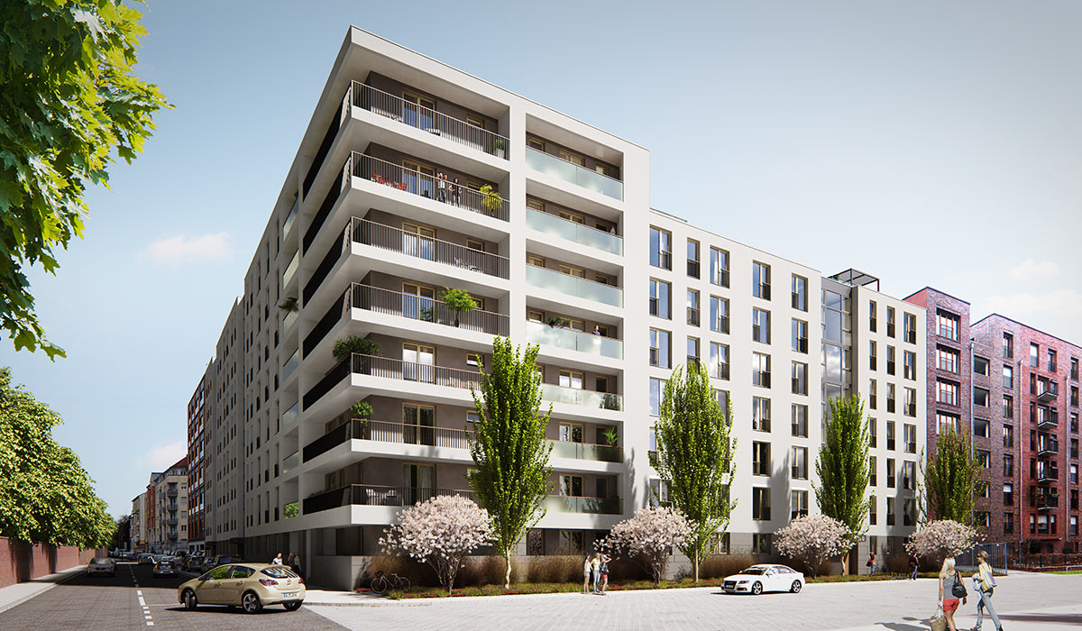 Frankfurt Wohnprojekt Sophie Strassenansicht