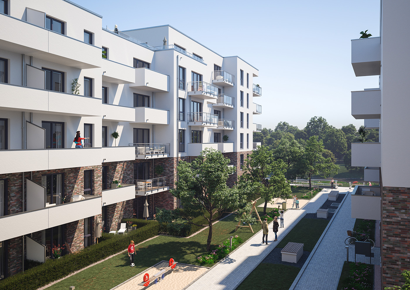 Hamburg-Bergedorf, Glasbläserhöfe – Baufeld 8